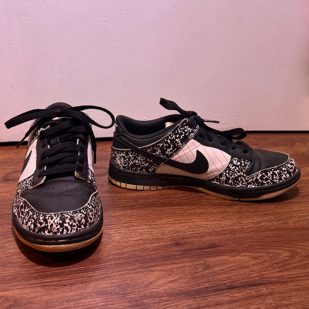 Nike Black and White Patterned Sneakers